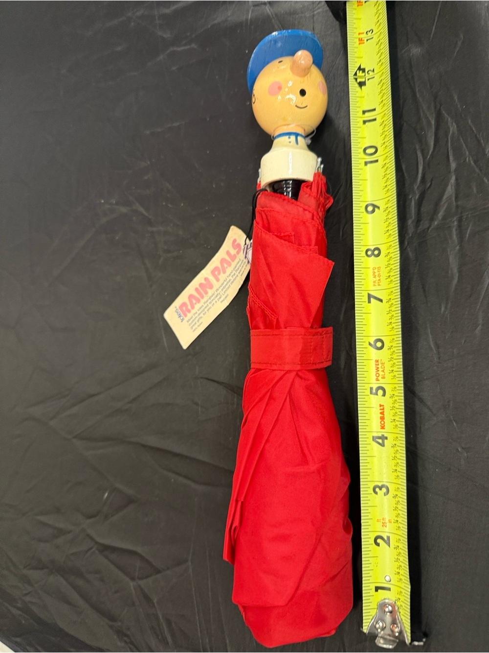 Rain Pal Kids Red Umbrella with Character Handle vintage Totes rain pals
